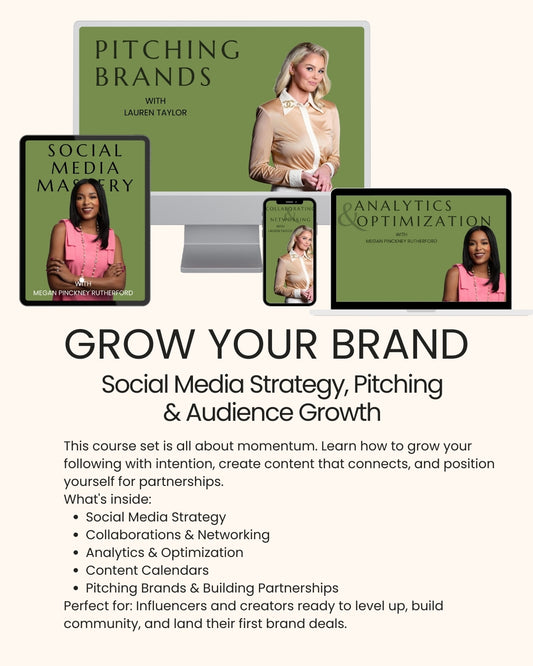 Growing Your Brand: Social Media Mastery, Pitching & Audience Growth